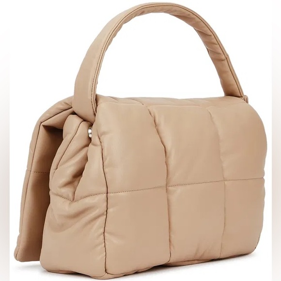 Stand Studio Wanda Faux Leather Quilted Neutral Clutch - Picture 9 of 10